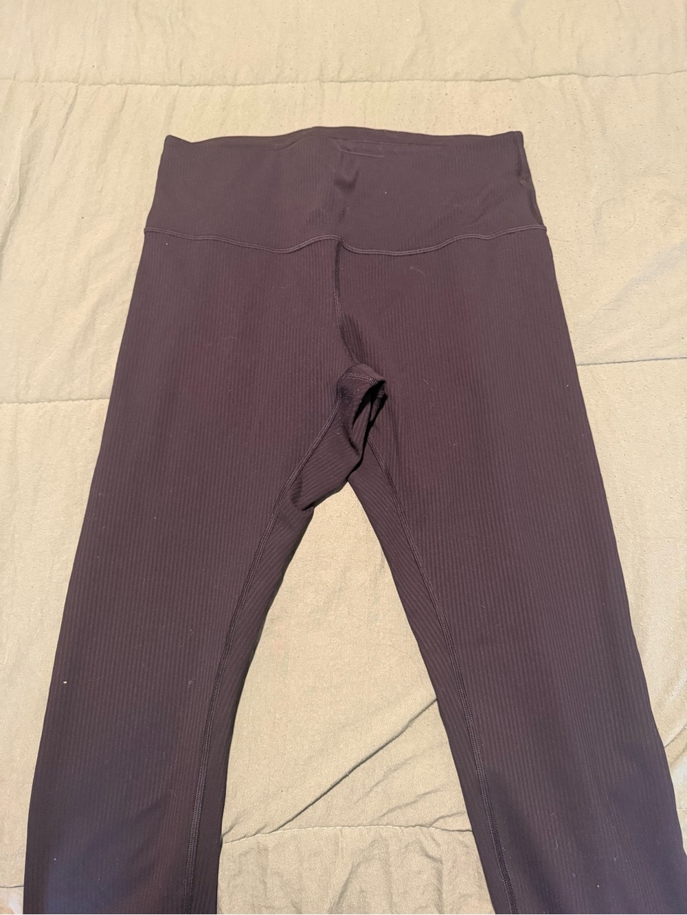 lululemon athletica Kids Ribbed High-Waist Leggings - Plum